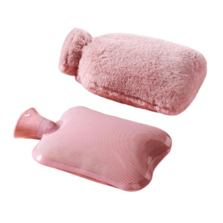 กระเป๋าน้ำร้อน พร้อมปลอกผ้านุ่ม ขนาด 2000 ML ABLOOM สีชมพู_4